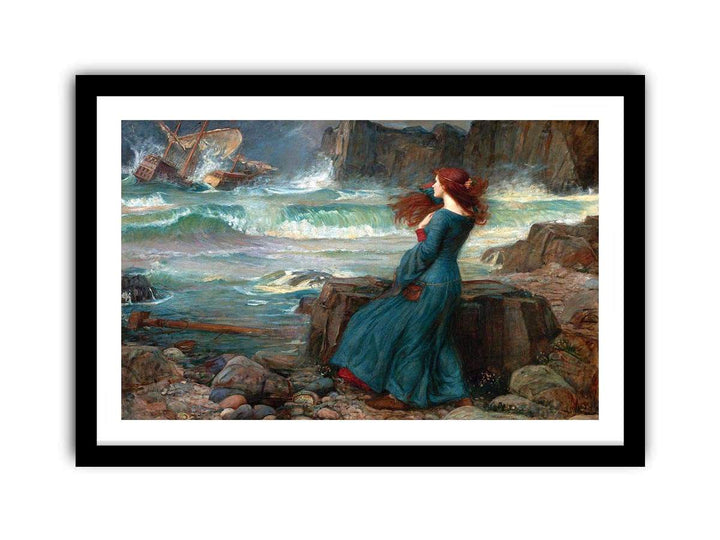Miranda - The Tempest Painting by John William Waterhouse