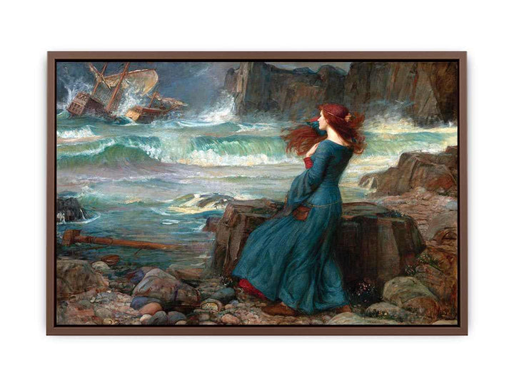 Miranda - The Tempest Painting by John William Waterhouse