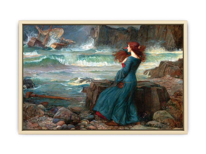 Miranda - The Tempest Painting by John William Waterhouse