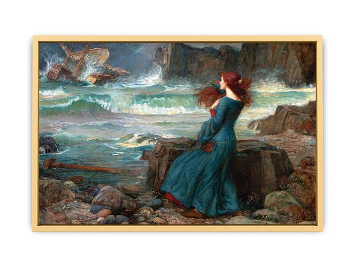 Miranda - The Tempest Painting by John William Waterhouse
