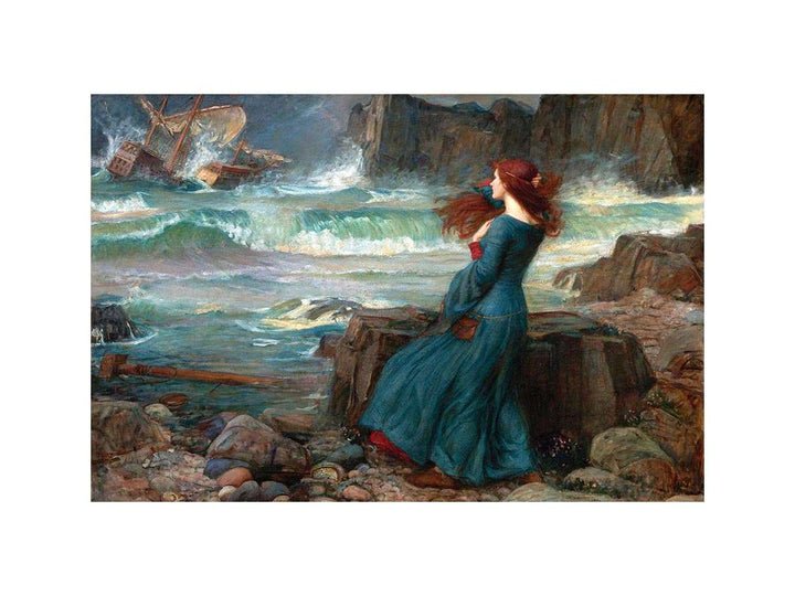 Miranda - The Tempest Painting by John William Waterhouse