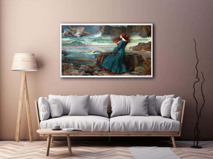 Miranda - The Tempest Painting by John William Waterhouse