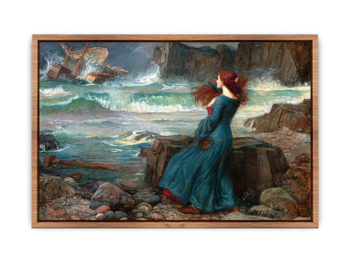 Miranda - The Tempest Painting by John William Waterhouse