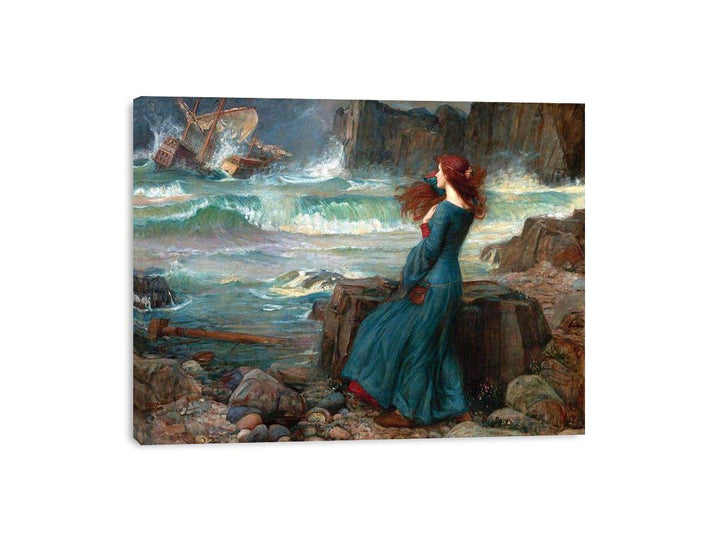 Miranda - The Tempest Painting by John William Waterhouse