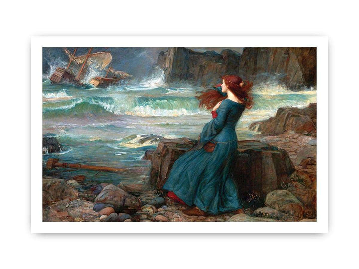 Miranda - The Tempest Painting by John William Waterhouse