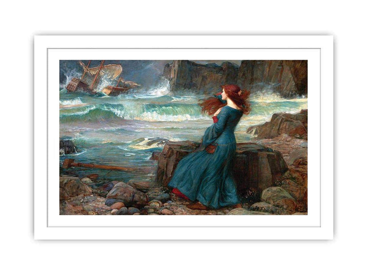 Miranda - The Tempest Painting by John William Waterhouse