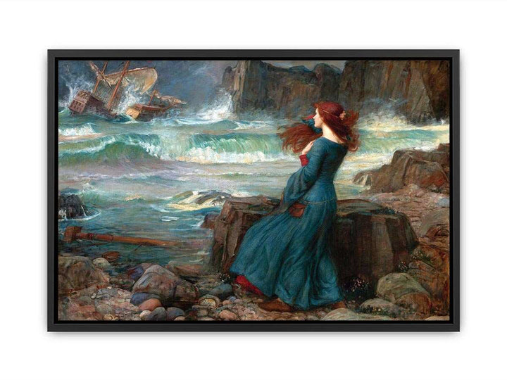 Miranda - The Tempest Painting by John William Waterhouse