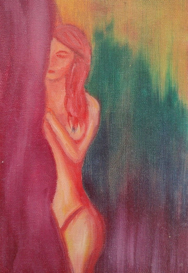 Getting undressed ( Original ) Oil Painiting