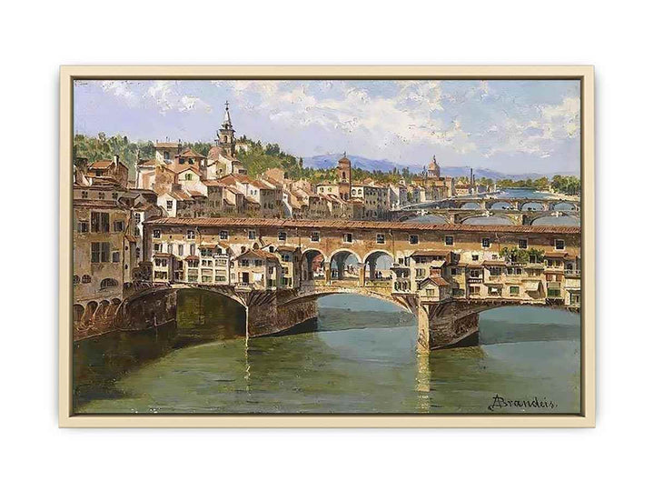 Ponte Vecchio Florence by Antonietta Brandeis  Art Print
