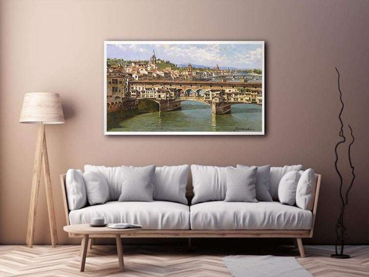 Ponte Vecchio Florence by Antonietta Brandeis  Painting