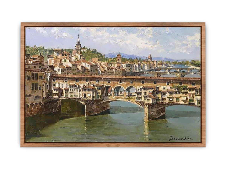 Ponte Vecchio Florence by Antonietta Brandeis  Poster