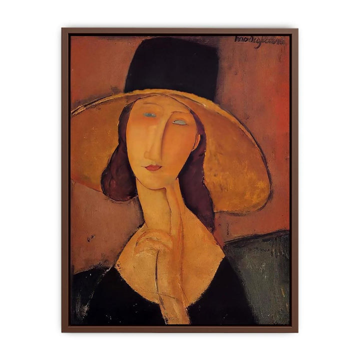 Jeanne Hebuterne in a Large Hat