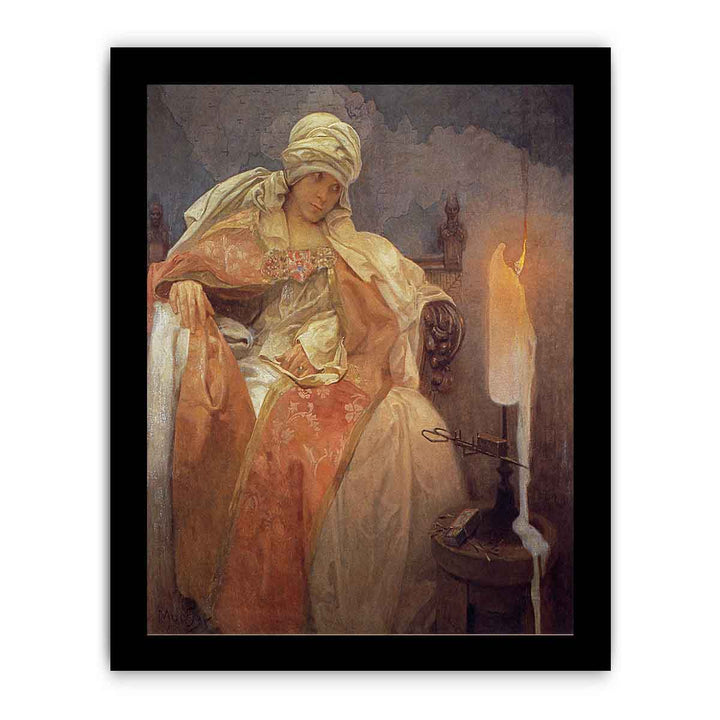 Woman With a Burning Candle