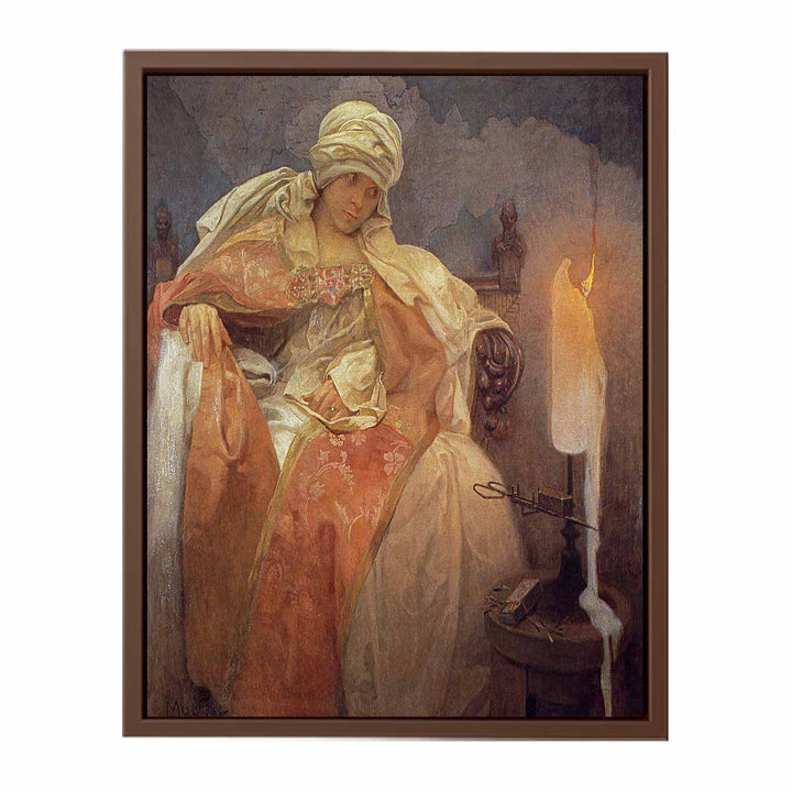 Woman With a Burning Candle