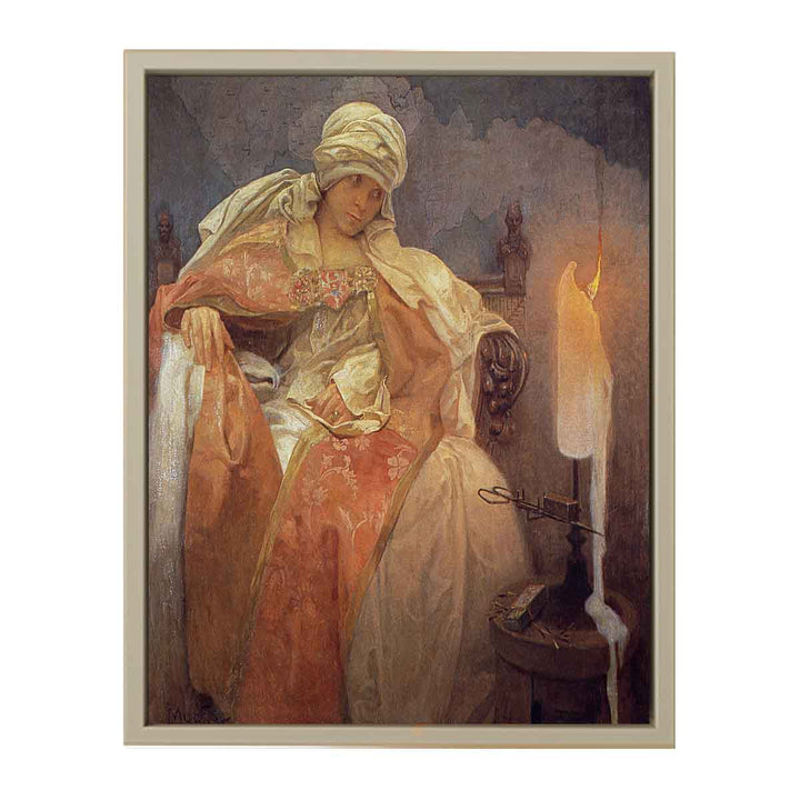Woman With a Burning Candle