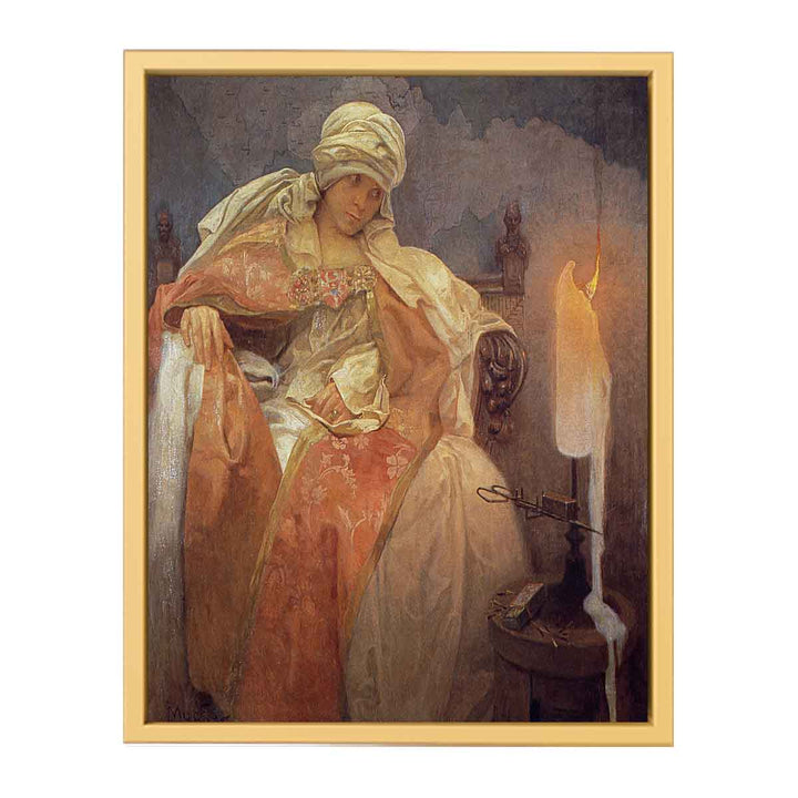 Woman With a Burning Candle