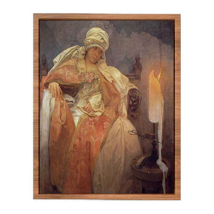 Woman With a Burning Candle