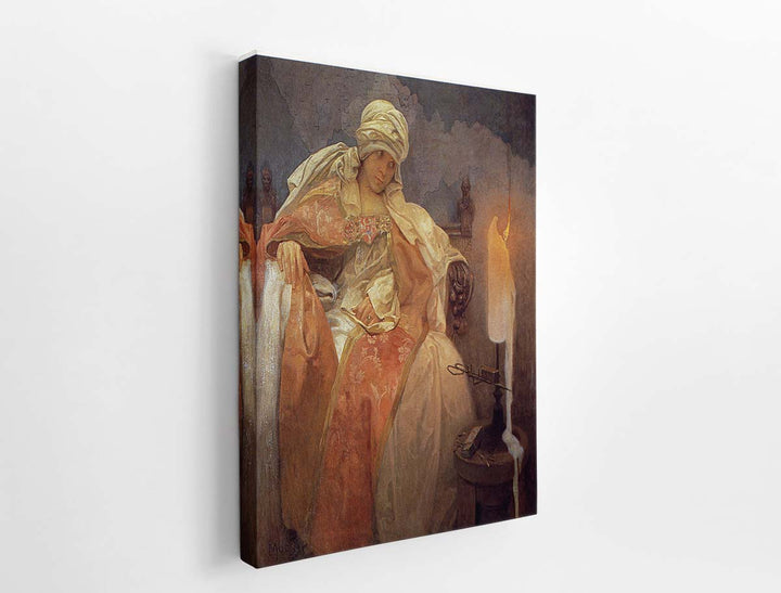 Woman With a Burning Candle