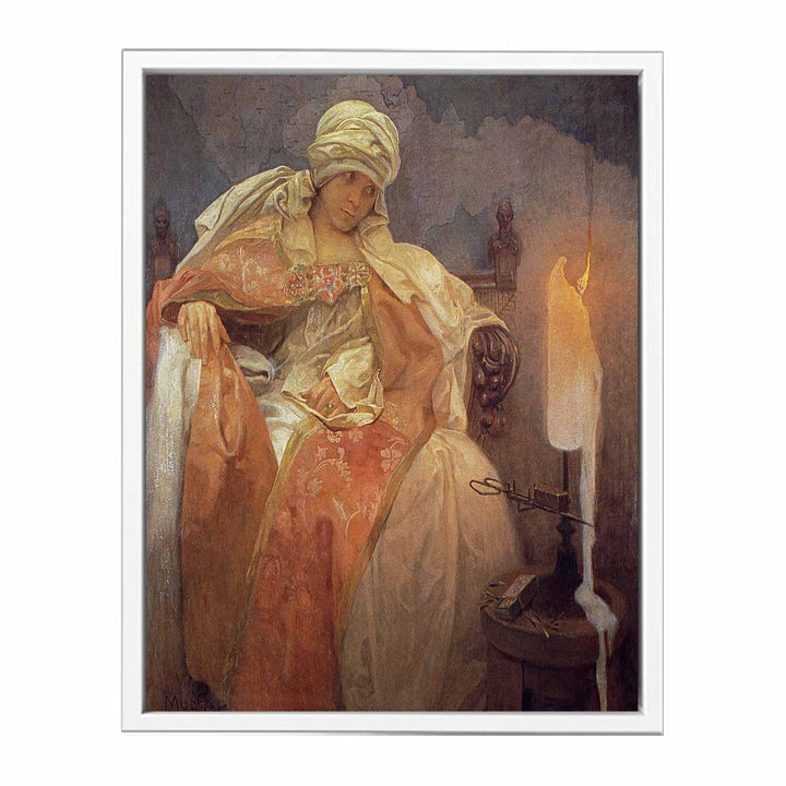 Woman With a Burning Candle
