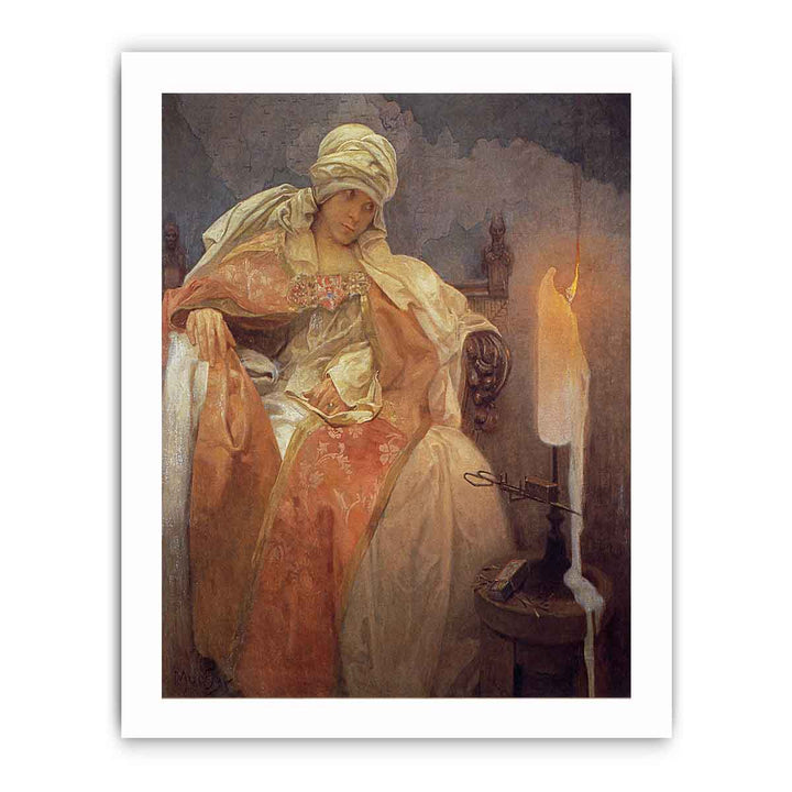 Woman With a Burning Candle