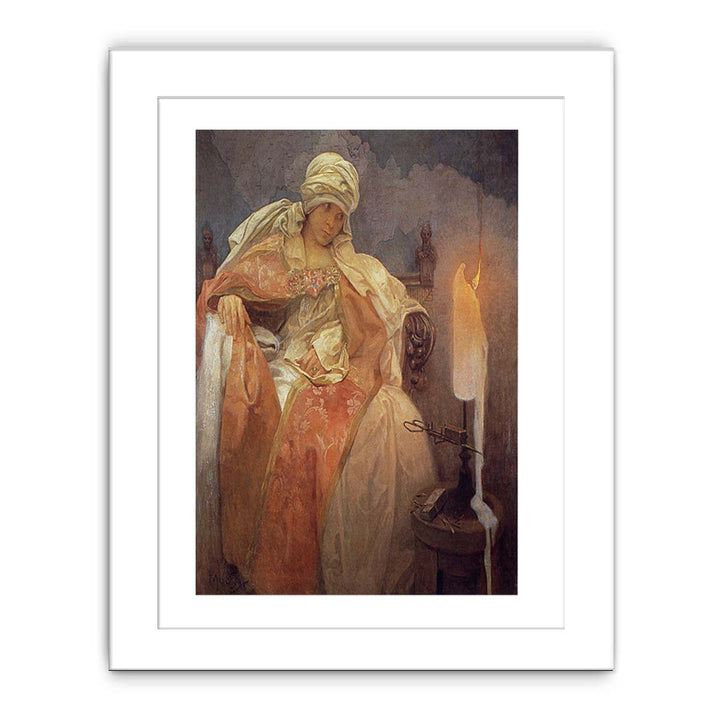 Woman With a Burning Candle