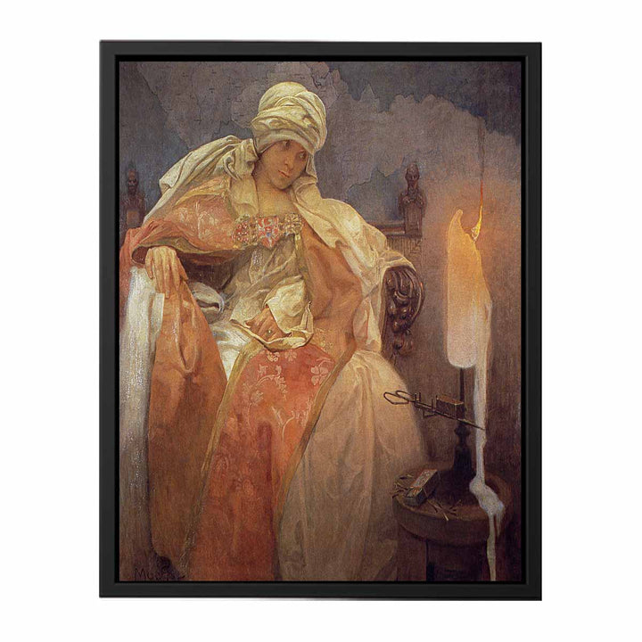 Woman With a Burning Candle