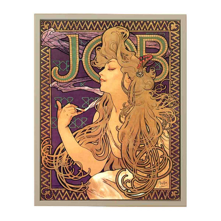 Alphonse Mucha - Job Cigarettes