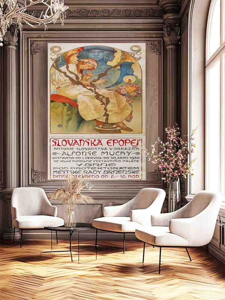 Slav Epic poster - Alfons Mucha