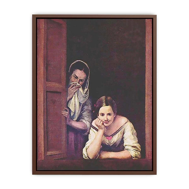 A Girl and her Duenna by Bartolome Esteban Murillo