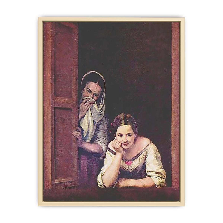 A Girl and her Duenna by Bartolome Esteban Murillo