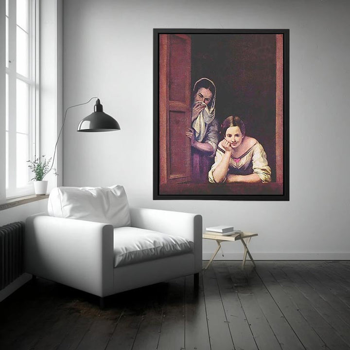 A Girl and her Duenna by Bartolome Esteban Murillo