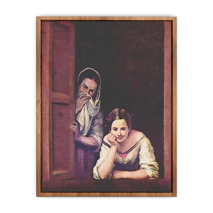 A Girl and her Duenna by Bartolome Esteban Murillo