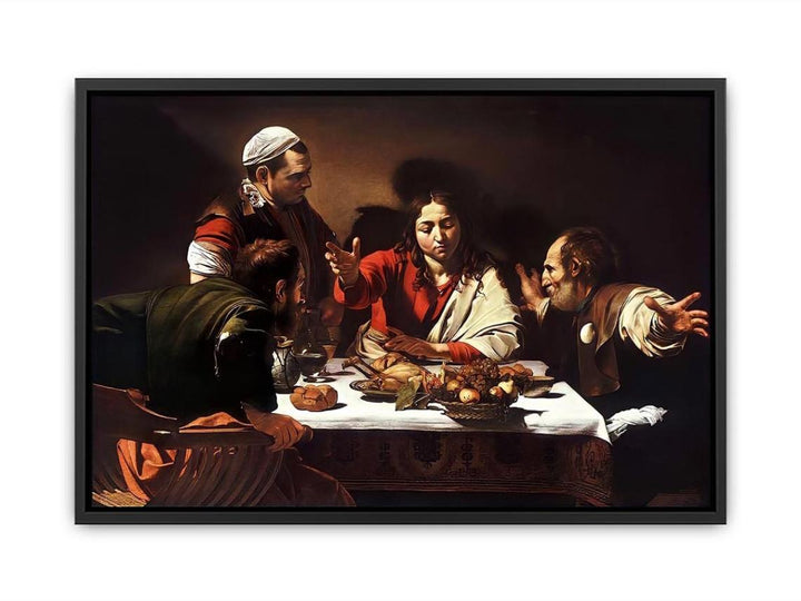 Supper at Emmaus 1601 Painting by Caravaggio