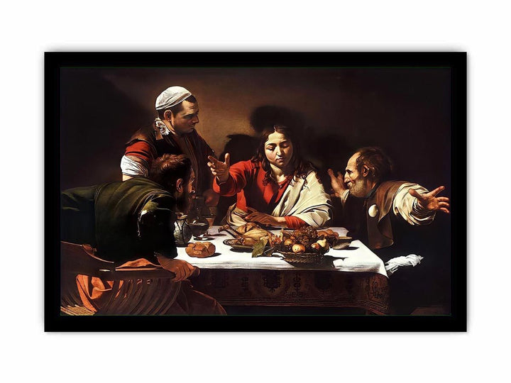 Supper at Emmaus 1601 Painting by Caravaggio