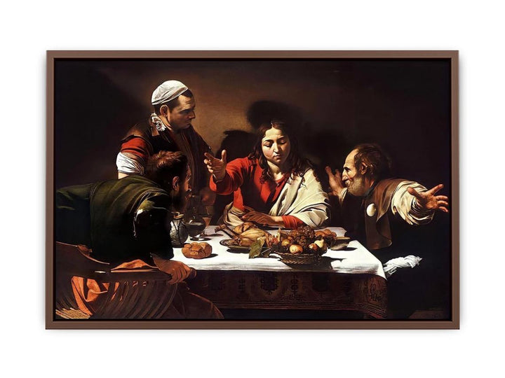Supper at Emmaus 1601 Painting by Caravaggio
