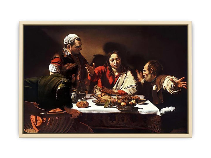 Supper at Emmaus 1601 Painting by Caravaggio