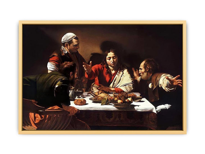 Supper at Emmaus 1601 Painting by Caravaggio