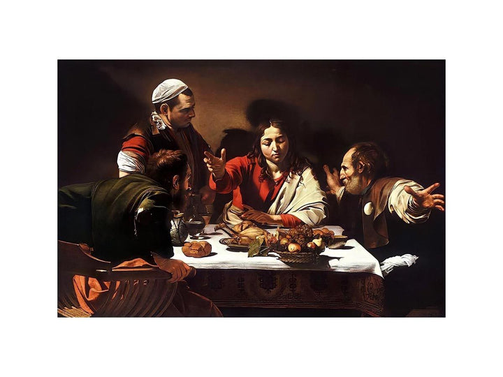 Supper at Emmaus 1601 Painting by Caravaggio