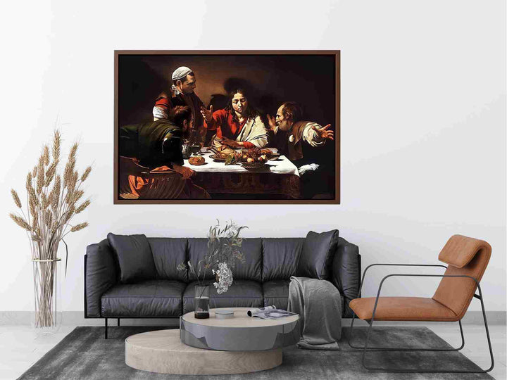 Supper at Emmaus 1601 Painting by Caravaggio