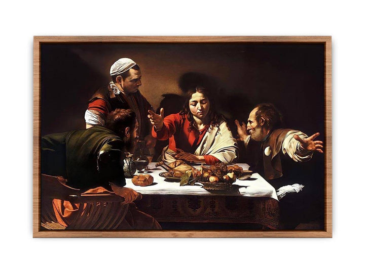 Supper at Emmaus 1601 Painting by Caravaggio