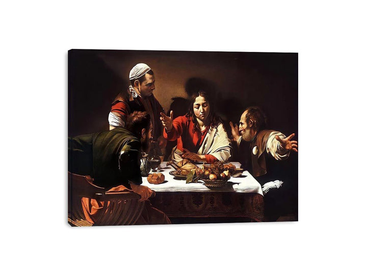 Supper at Emmaus 1601 Painting by Caravaggio