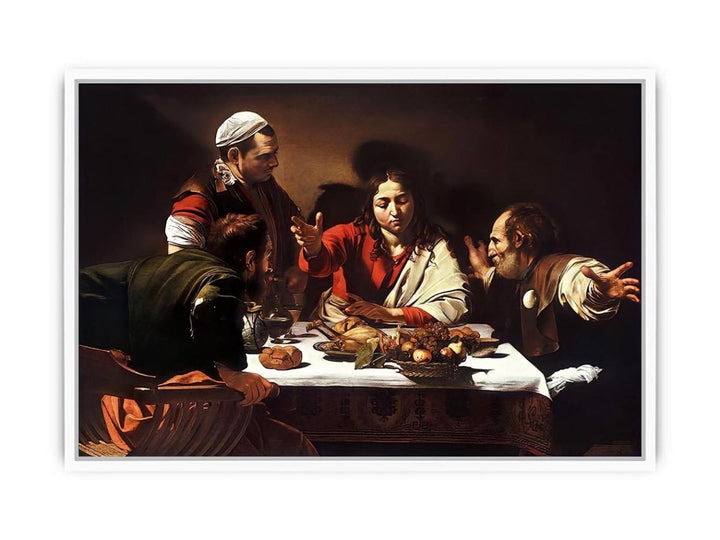 Supper at Emmaus 1601 Painting by Caravaggio