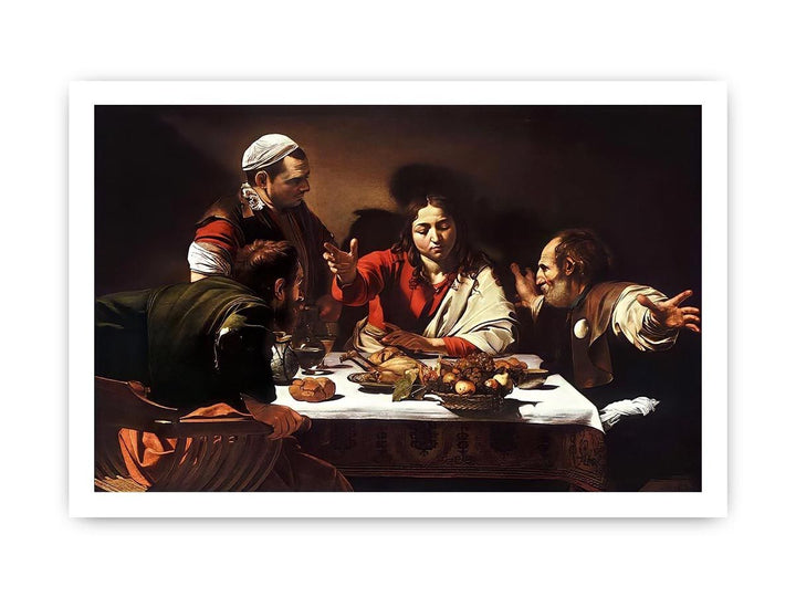 Supper at Emmaus 1601 Painting by Caravaggio