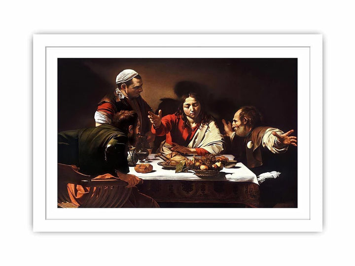 Supper at Emmaus 1601 Painting by Caravaggio