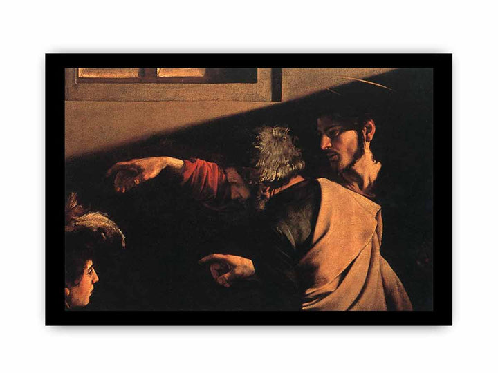 The Calling of Saint Matthew (detail 6) 1599-1600