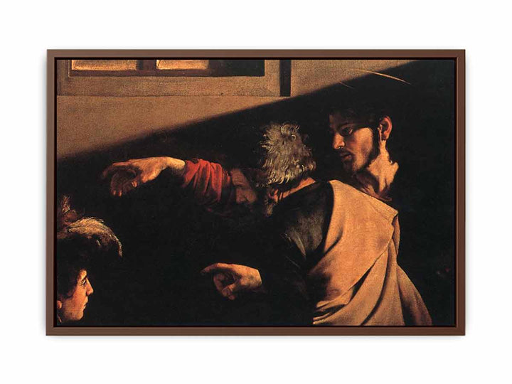 The Calling of Saint Matthew (detail 6) 1599-1600