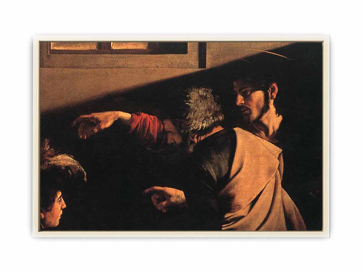 The Calling of Saint Matthew (detail 6) 1599-1600