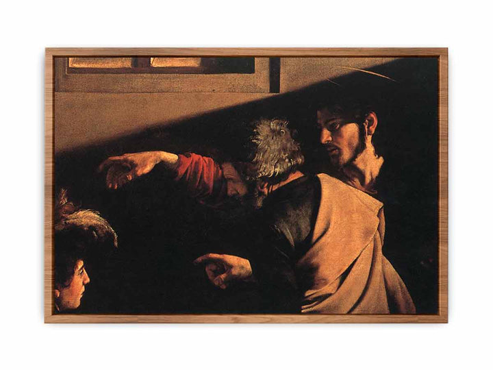 The Calling of Saint Matthew (detail 6) 1599-1600