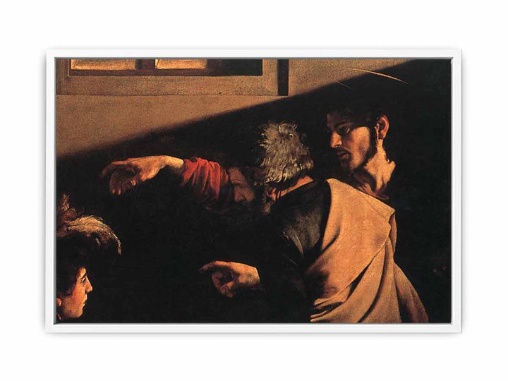 The Calling of Saint Matthew (detail 6) 1599-1600