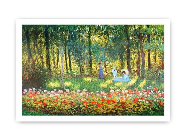 The Artists Family In The Garden